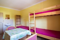 A room at the hostel